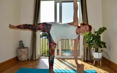 How to use Yoga Cork Block: Half Moon Pose