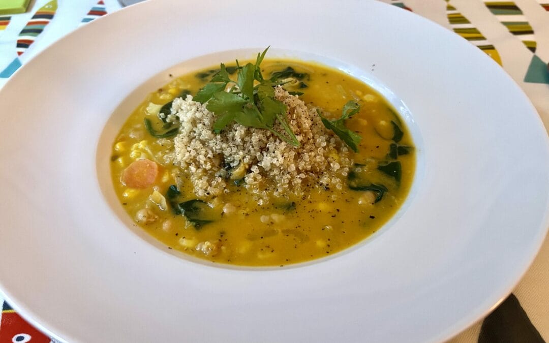 Warming Winter Cauliflower Curry with Quinoa