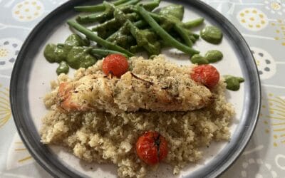 Baked Wild Salmon with Sauerkraut for Ultimate Gut Health