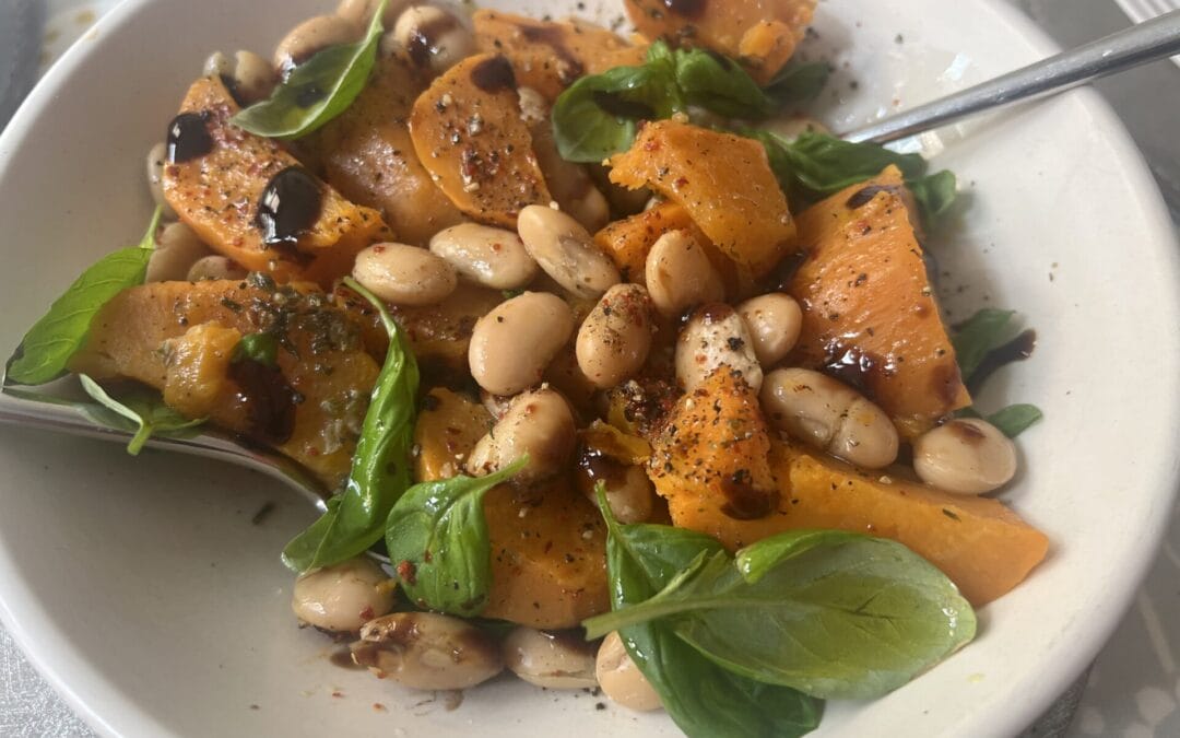 Creamy Gut-Loving Butter Bean & Sweet Potato Bowl