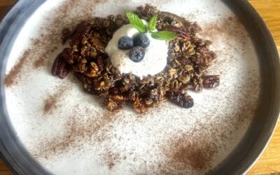 Pear, Pecan & Cinnamon Autumn Crumble